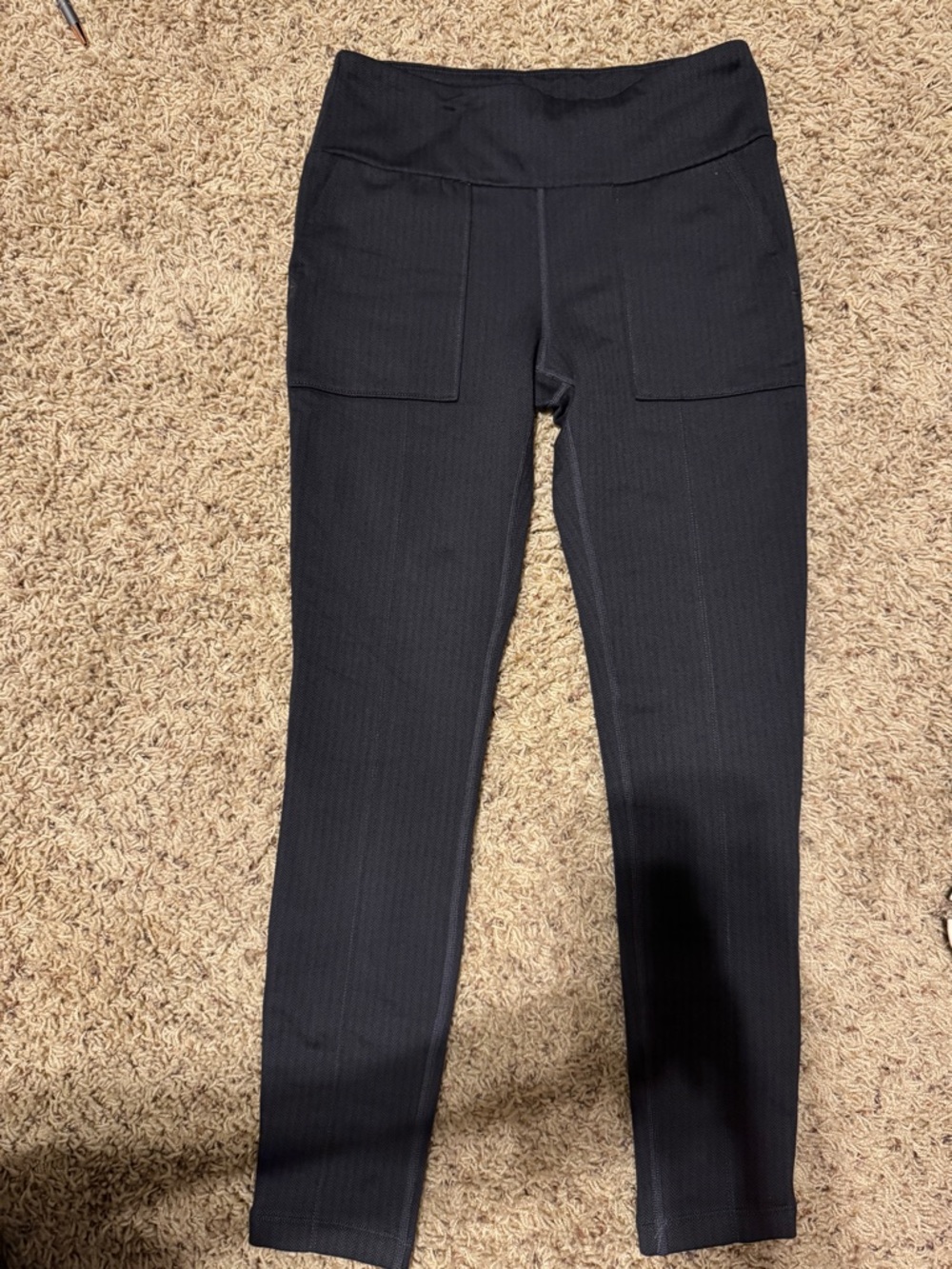 Mondetta Charcoal Herringbone High-Rise Leggings